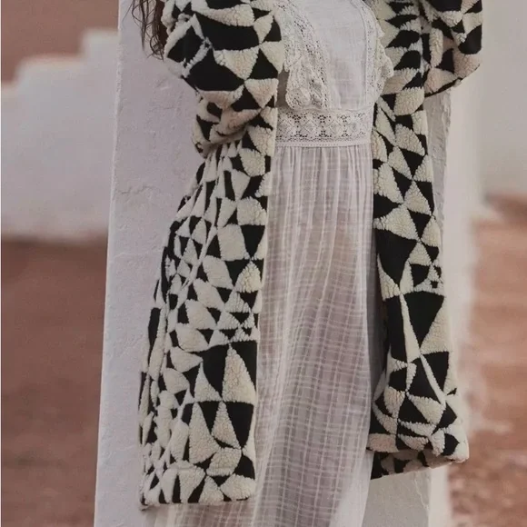 Anthropologie White Ruffled Maxi Dress - Picture 2 of 5